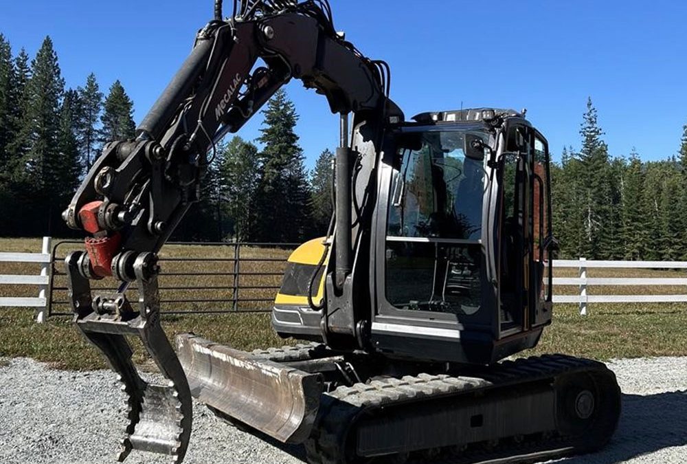 2022 Mecalac 8MCR Crawler Skid Excavator With Thumb!